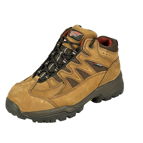 Red Wing TRUHIKER Boots Mens Size 9.5 EE Wide Brown Suede Hiking Steel Toe 6672 - Picture 1 of 7